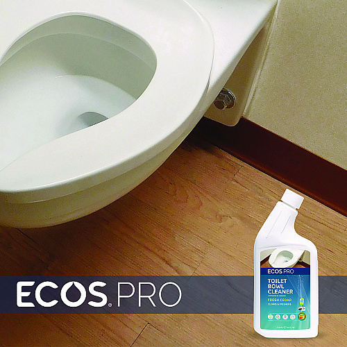 ECOS PRO Toilet Bowl Cleaner, Fresh Cedar Scent, 24 oz Squeeze Bottle, 6/Carton (PL97036CT)