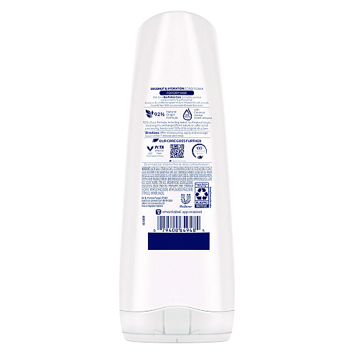 Dove Coconut Conditioner, 12 oz Bottle, 6/Carton (69795720)