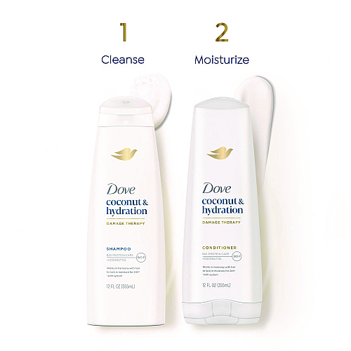 Dove Coconut Conditioner, 12 oz Bottle, 6/Carton (69795720)