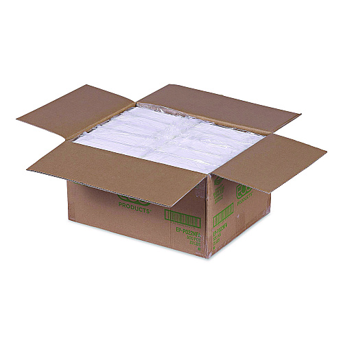 Eco-Products Vanguard Renewable and Compostable Sugarcane Plates, Plate, 7.87 x 7.87, White, 500/Carton (EPP022NFA)