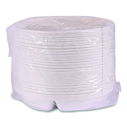 Eco-Products Vanguard Renewable and Compostable Sugarcane Containers, 3-Compartment Bowl, 28 oz, White, 400/Carton (EPSCR93NFA)