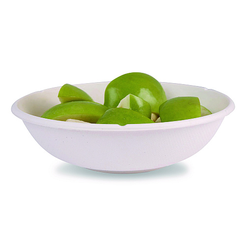 Eco-Products Vanguard Renewable and Compostable Sugarcane Bowls, Bowl, 32 oz, White, 400/Carton (EPBL32CNFA)