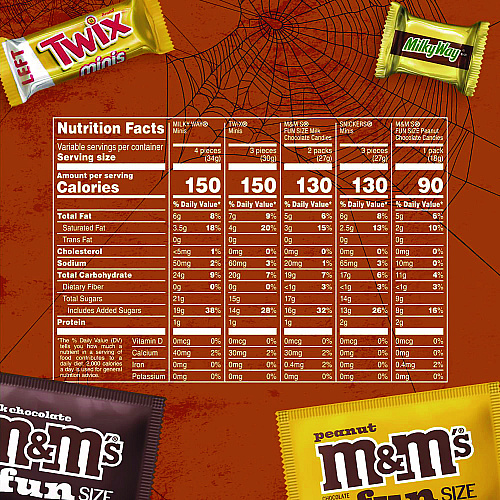 Mars Mixed Chocolate Variety, Halloween Bundle, Chocolate, Two Bags, 155 Pieces (60004106)