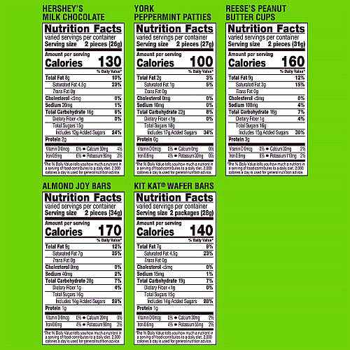 Hershey's Chocolate All Time Favorites, Assorted Chocolates, 3 Bags/Carton (60004131)