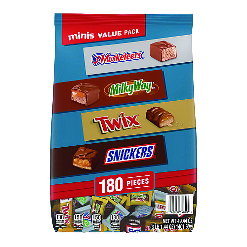 Hershey's Chocolate All Time Favorites, Assorted Chocolates, 3 Bags/Carton (60004131)