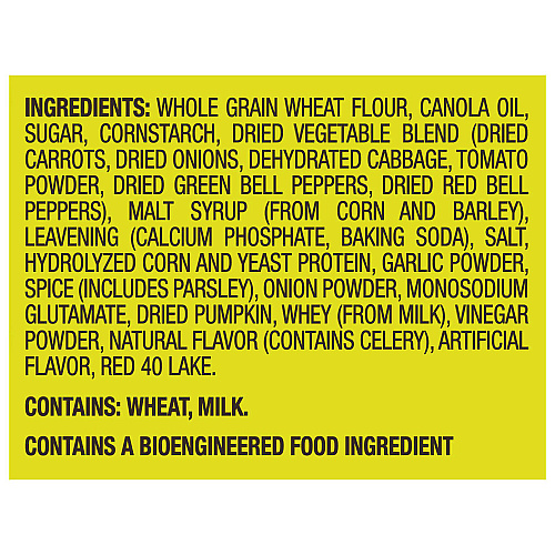 Nabisco Wheat Thins Toasted Veggie Chips, 1.75 oz Bag, 60/Carton (00080)