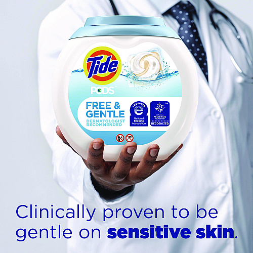 Tide Pods, Unscented, 81 Pods/Tub (91798EA)