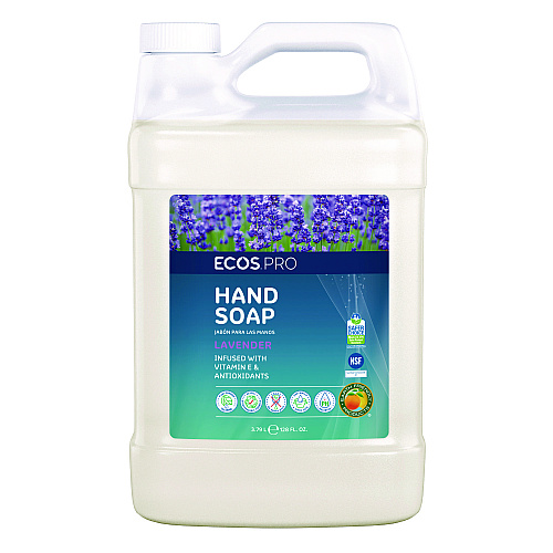 ECOS PRO Liquid Hand Soap, Lavender, 1 gal, 4/Carton (PL966504CT)