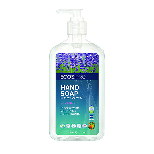 ECOS PRO Liquid Hand Soap, Lavender, 17 oz, 6/Carton (PL96656CT)