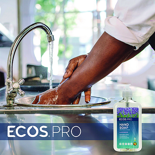ECOS PRO Liquid Hand Soap, Lavender, 17 oz, 6/Carton (PL96656CT)