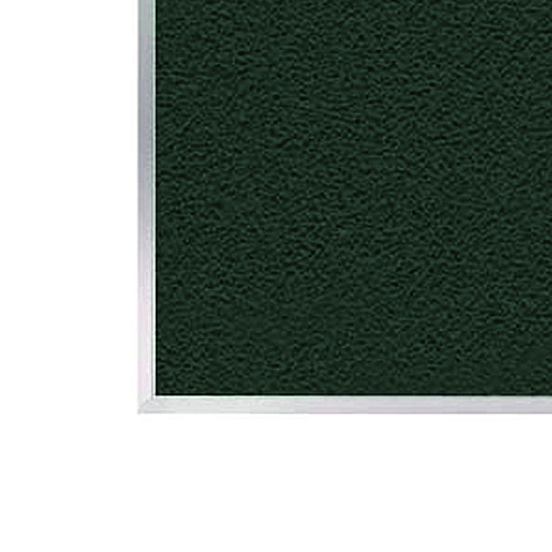 Ghent Vinyl Bulletin Board with Aluminum Frame, 87.91" x 48.5", Ebony Surface, Satin Aluminum Frame (AV47183)