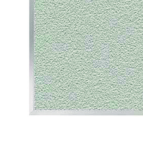 Ghent Vinyl Bulletin Board with Aluminum Frame, 87.91" x 48.5", Silver Surface, Satin Aluminum Frame (AV47193)