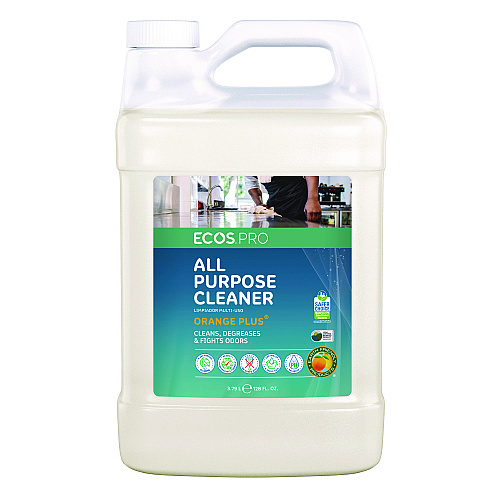 ECOS PRO Orange Plus All-Purpose Cleaner and Degreaser, Citrus Scent, 1 gal Bottle, 4/Carton (PL970604CT)
