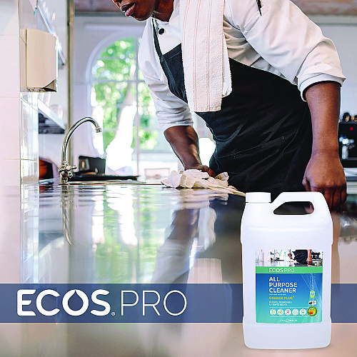 ECOS PRO Orange Plus All-Purpose Cleaner and Degreaser, Citrus Scent, 1 gal Bottle, 4/Carton (PL970604CT)