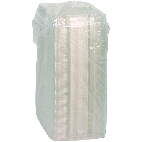 Pactiv Hinged Lid Hot Dog Container, 6.5 x 2.25 x 2.75, Clear, Plastic, 250/Carton (YCI810450000)