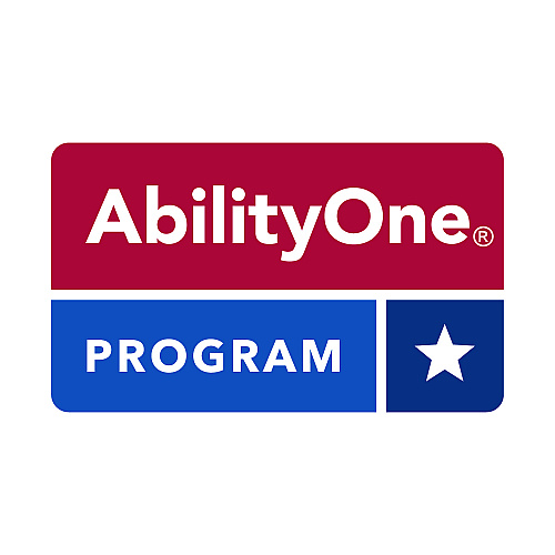 AbilityOne 7530014181314, SKILCRAFT Classification Folder, 2 Dividers, 6 Fasteners, Letter Size, Blue Exterior, 10/Box