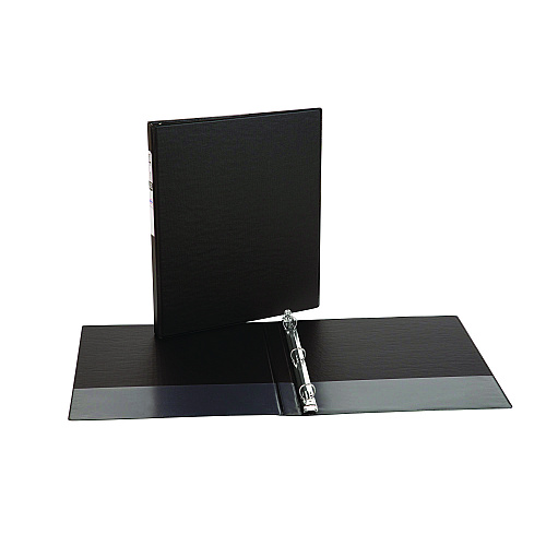 Avery Economy Non-View Binder with Round Rings, 3 Rings, 0.5" Capacity, 11 x 8.5, Black, (3201) (03201)