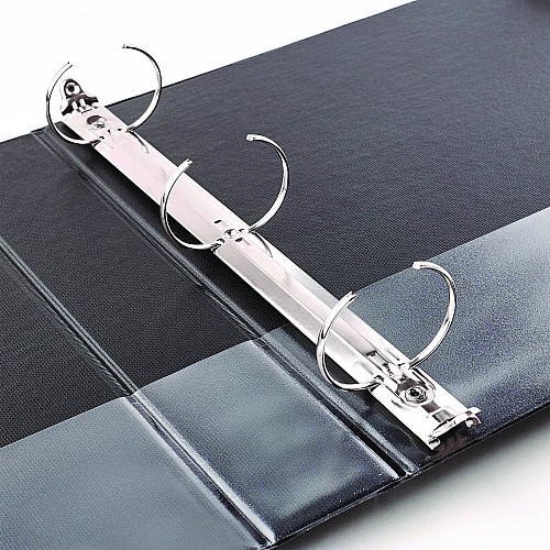 Avery Economy Non-View Binder with Round Rings, 3 Rings, 0.5" Capacity, 11 x 8.5, Black, (3201) (03201)