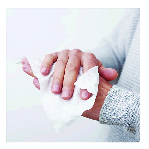 PDI Sani-Hands Instant Hand Sanitizing Wipes, 7.5 x 6, Unscented, White, 220/Canister, 6 Canisters/Carton (NPKP15984)
