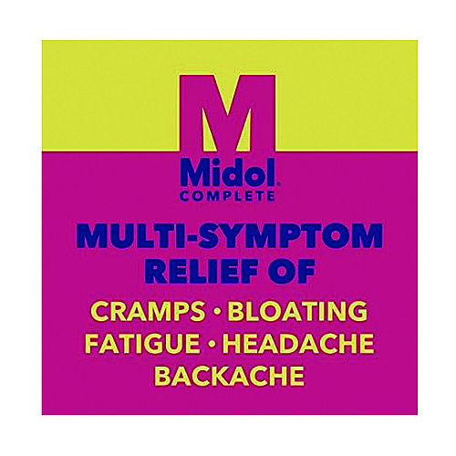Midol Complete Menstrual Caplets, 2/Pack, 30 Packs/Box (64458)