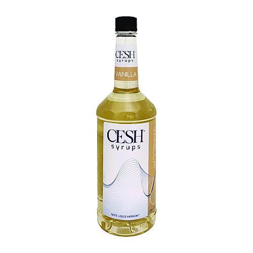 CESH Vanilla Syrup, 33.81 oz Bottle, 2/Carton (GRE79193)