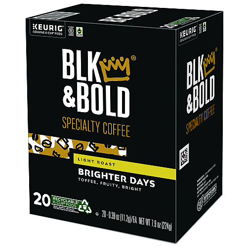 BLK & Bold Brighter Days Coffee K-Cups, 20/Box (5000372406)