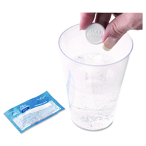 Alka-Seltzer Buffered Aspirin (NSAID) Tablets, 2/Pack, 30 Packs/Box (64038)