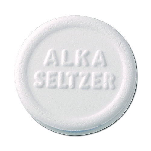 Alka-Seltzer Buffered Aspirin (NSAID) Tablets, 2/Pack, 30 Packs/Box (64038)
