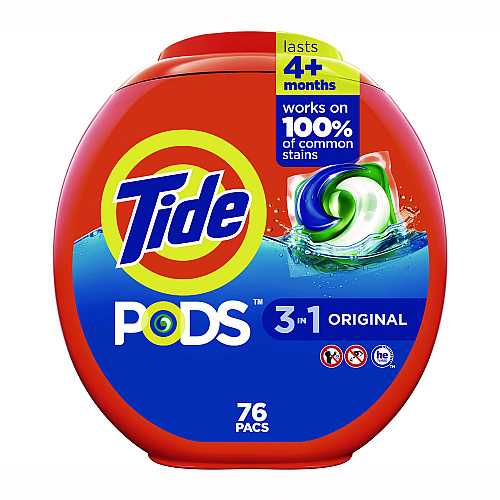PODS Laundry Detergent, Tide Original, 76 Pods (09165)