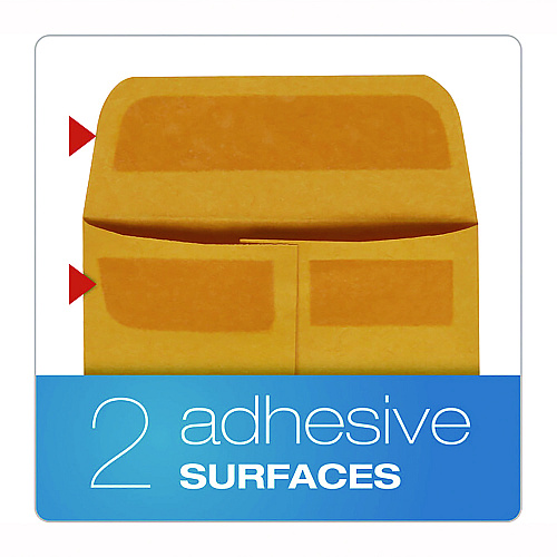 Quality Park Redi-Seal Coin and Small Parts Envelope, #5, Square Flap, Redi-Seal Adhesive Closure, 3.13 x 5.25, Brown Kraft, 500/Box (50764)