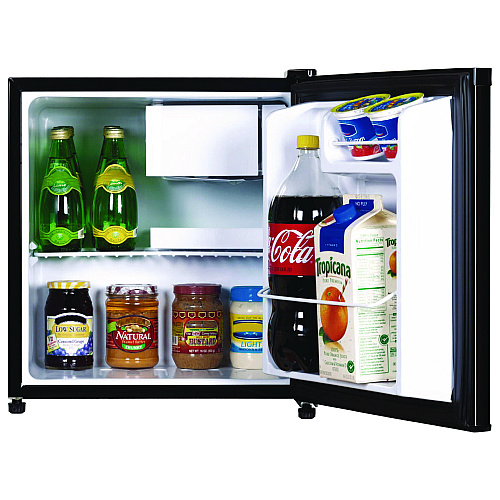 Avanti 1.6 Cu. Ft. Compact Refrigerator with Chiller Compartment, Black (RM16J1B17X1B)