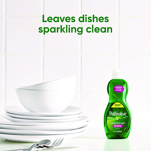 Ultra Palmolive Dishwashing Liquid, Fresh Scent, 8 oz Bottle, 16/Carton (61047169)