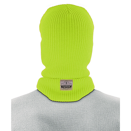 ergodyne N-Ferno 6829 Freezer Balaclava Face Mask, Acrylic, One Size Fits Most, Lime (16966)