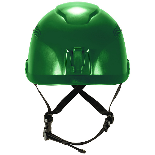 ergodyne Skullerz 8977 Class C Safety Helmet with Adjustable Venting, 6-Point Ratchet Suspension, Green (60267)
