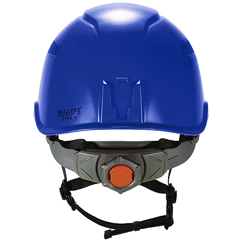 ergodyne Skullerz 8977 Class C Safety Helmet with Adjustable Venting, 6-Point Ratchet Suspension, Blue (60269)