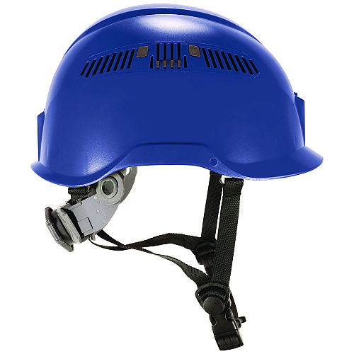 ergodyne Skullerz 8977 Class C Safety Helmet with Adjustable Venting, 6-Point Ratchet Suspension, Blue (60269)