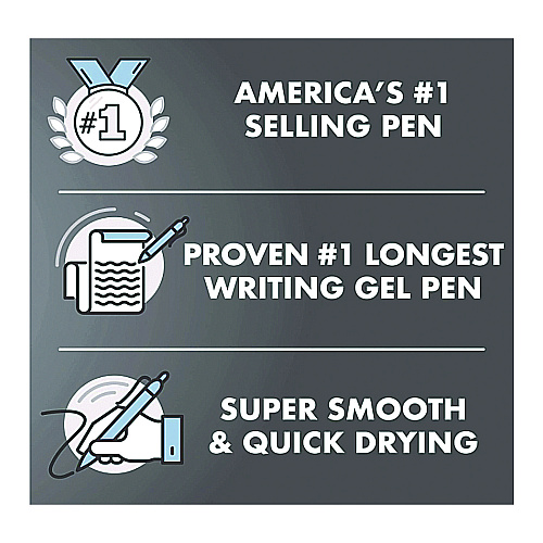 Pilot G2 Premium Gel Pen, Retractable, Extra-Fine 0.5 mm, Blue Ink, Smoke/Blue Barrel, 5/Pack (31298)