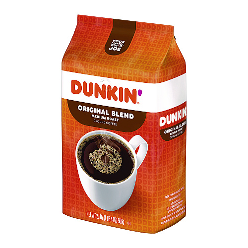 Dunkin Donuts Original Blend Coffee, 20 oz Bag (00678)