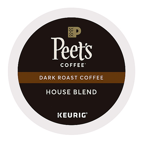 Peet's Coffee & Tea House Blend Coffee K-Cups, 22/Box (6546)
