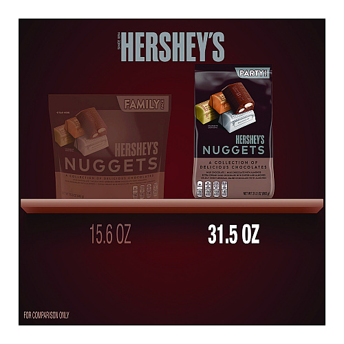 Hershey's Nuggets, Party Pack, Assorted, 31.5 oz Bag (2411693)