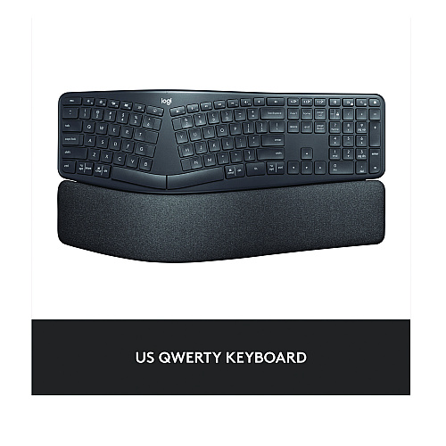 Logitech ERGO K860 Wireless Keyboard, Graphite (24421967)