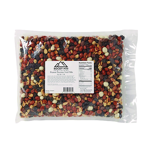 Mountain Manufacturing Peanut Passion Salted Roasted Trail Mix, 80 oz Bag, 4/Carton (CDA79284)
