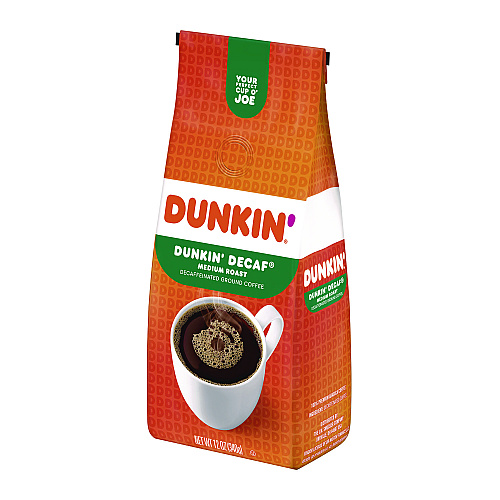 Dunkin Donuts Original Blend Decaf Coffee, 12 oz Bag (00048)