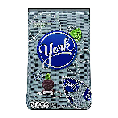 York Peppermint Patties, Peppermint/Dark Chocolate Minatures, 35.2 oz Bag (05811)