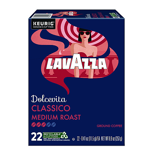 Lavazza Classico Coffee K-Cups, 22/Box (6001)