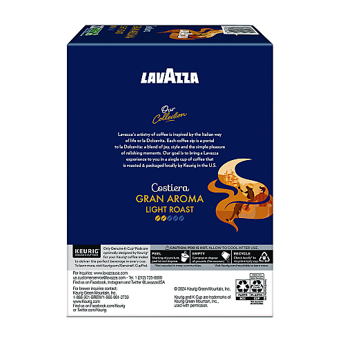 Lavazza Gran Aroma Coffee K-Cups, 22/Box (6002)