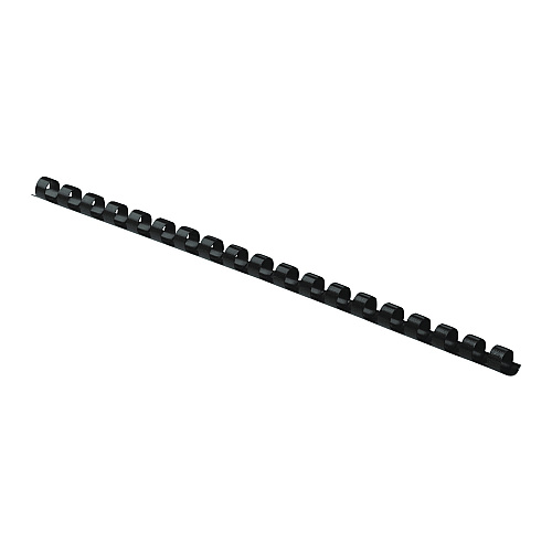 Fellowes Plastic Comb Bindings, 1/4" Diameter, 20 Sheet Capacity, Navy, 100/Pack (52502)