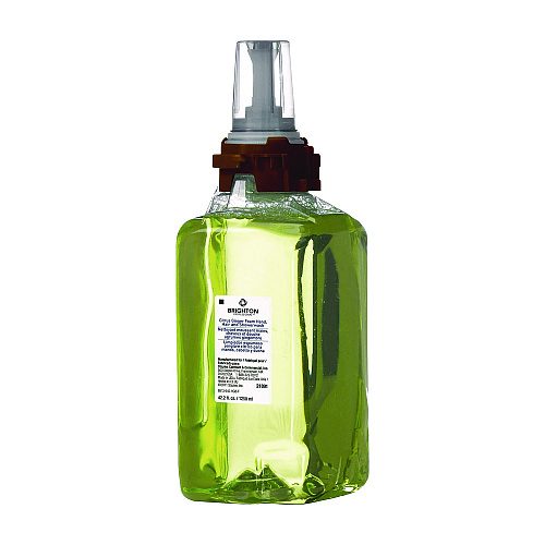 Brighton Professional ADX Foaming Hand Soap Refills, Hand/Hair/Shower Wash, Citrus Ginger Scent, 1,250 mL, 3/Carton (370143)