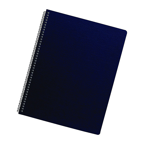 Fellowes Futura Oversize Presentation Covers, Punched, 11.25 x 8.75, Navy, 25/Pack (5224801)