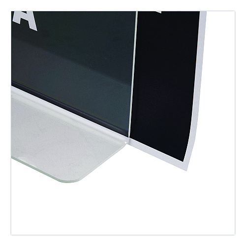 NuDell Acrylic Sign Holder, 8.5" x 11", Clear (38020)